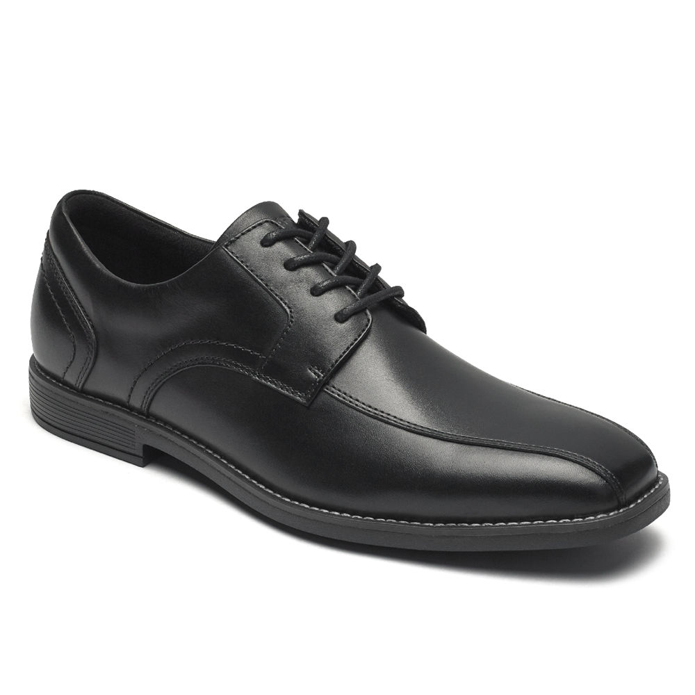 Rockport Oxfords For Mens Black - Slayter Bike Toe - RW7639054